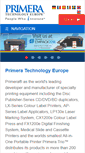 Mobile Screenshot of primera.eu