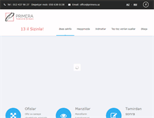 Tablet Screenshot of primera.az